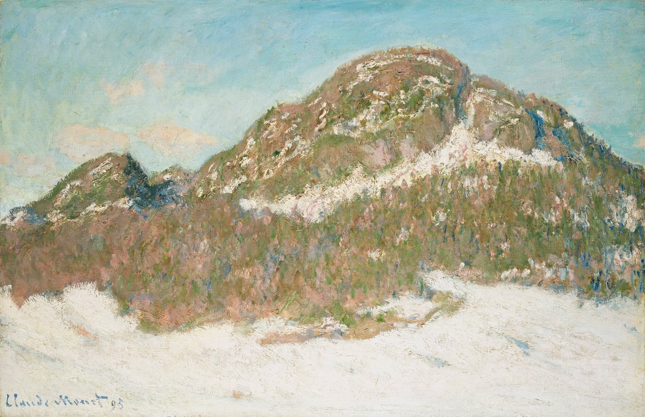 Mount Kolsaas, Napfényhatás, 1895 alkotó: Claude Monet