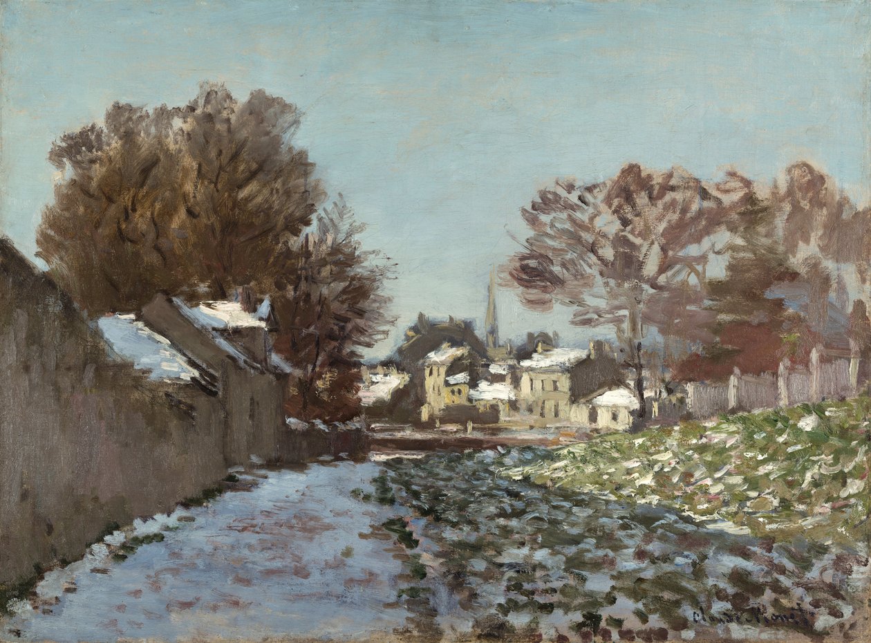 Havazás Argenteuilban alkotó: Claude Monet