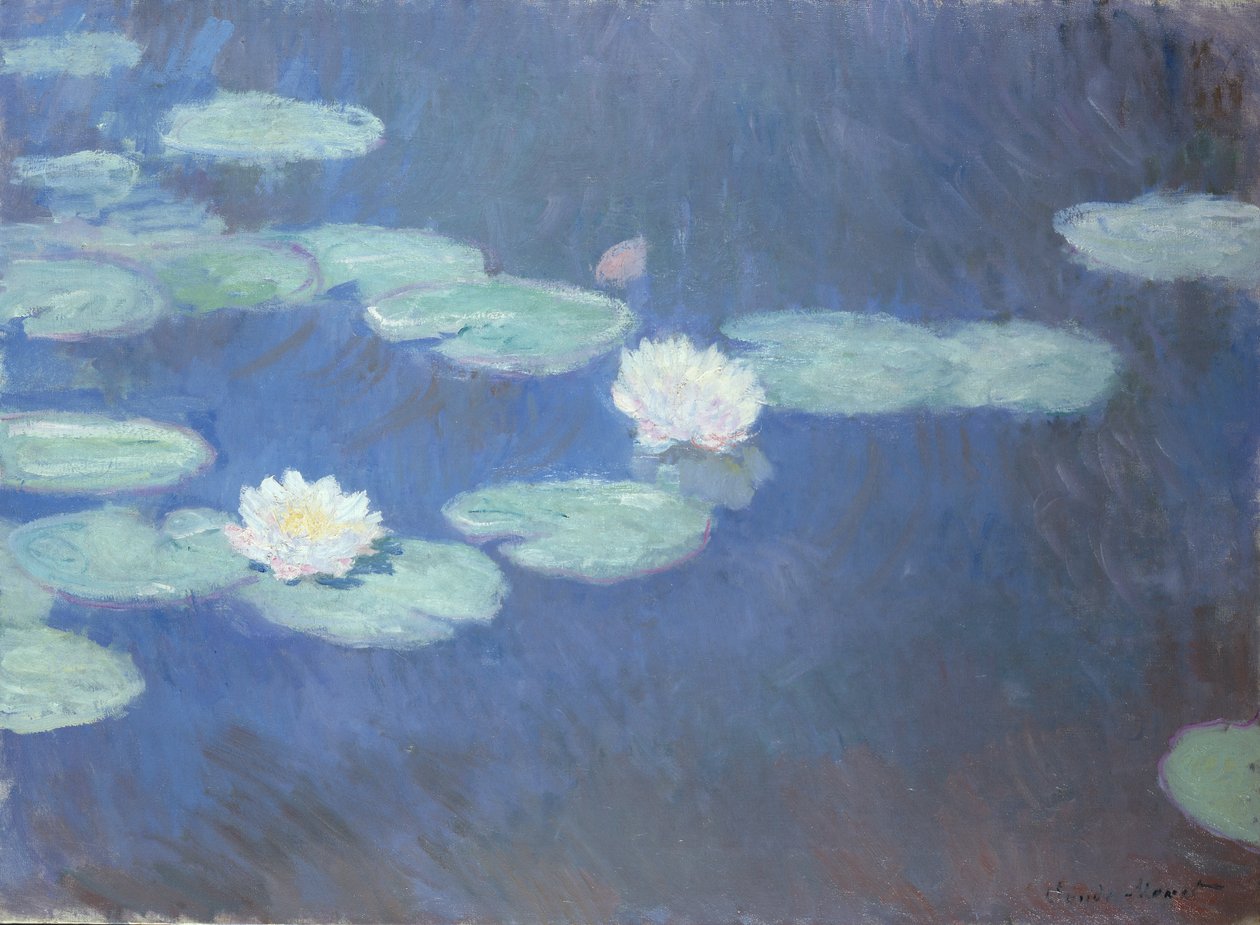 Nympheas, 1916-1919 körül (olaj, vászon) alkotó: Claude Monet