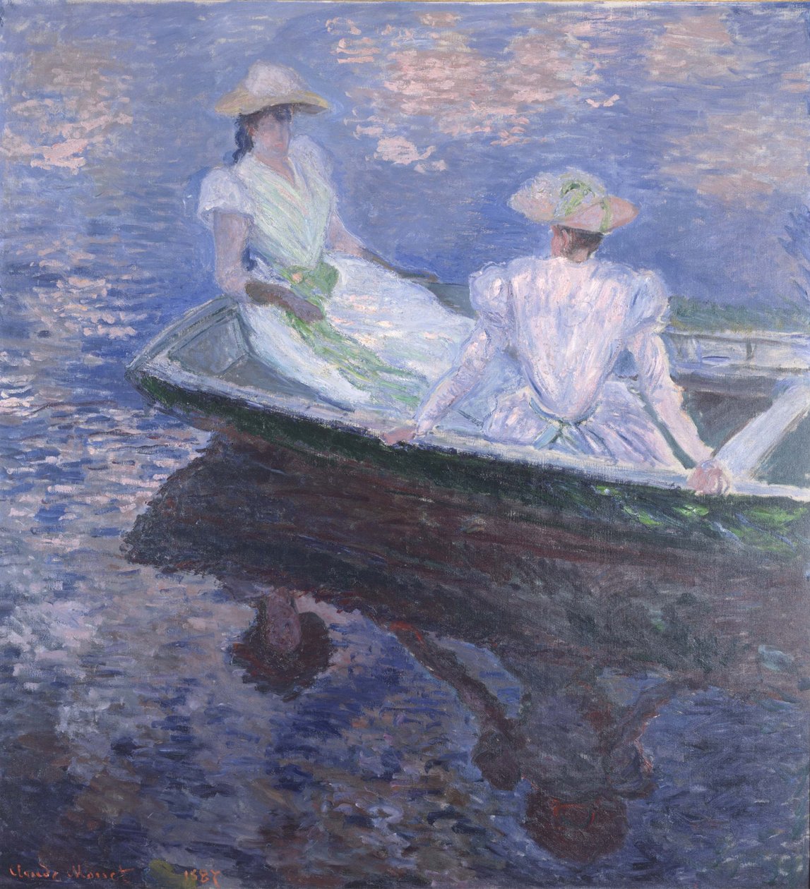 A hajón, 1887 alkotó: Claude Monet