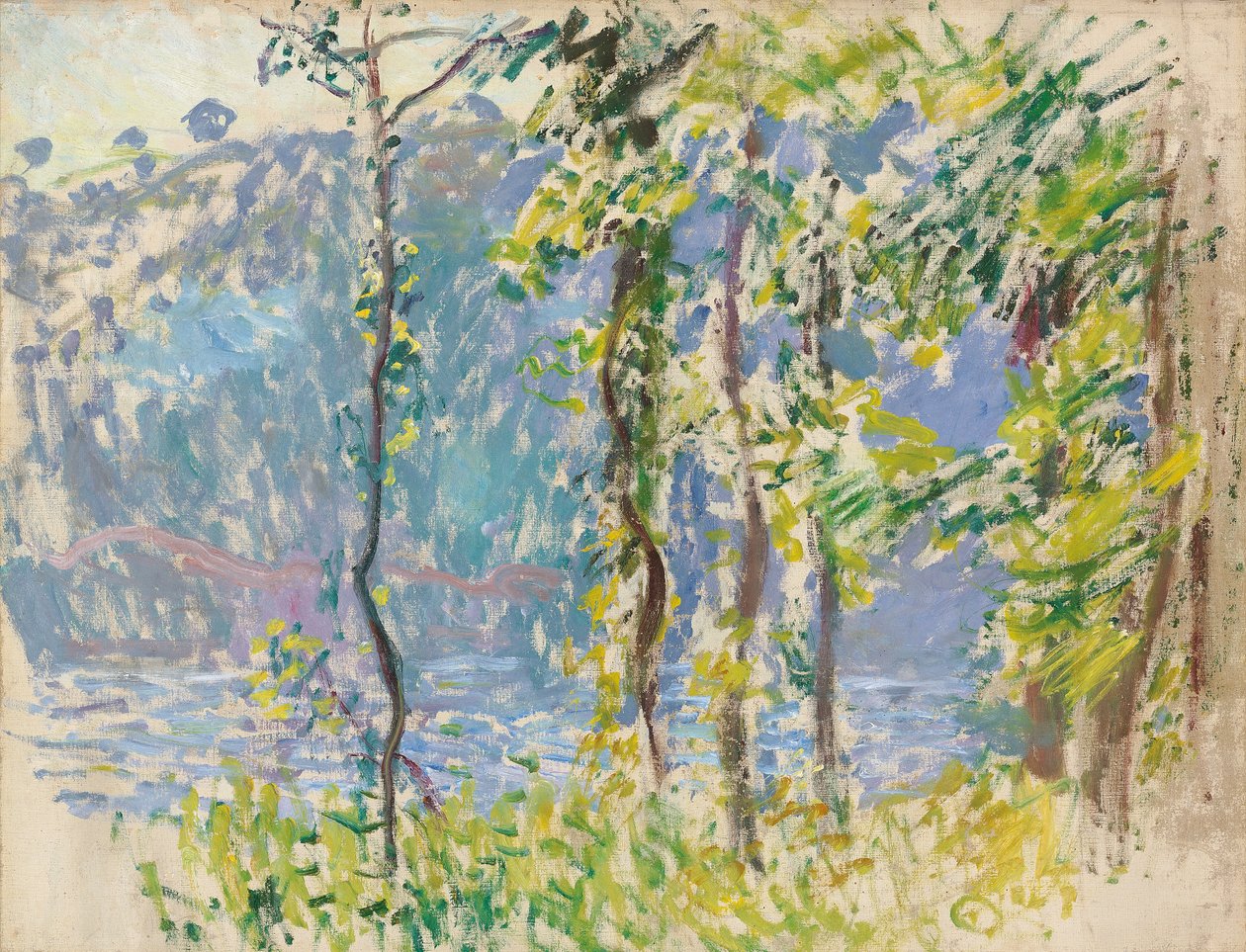 Táj Villeznél alkotó: Claude Monet