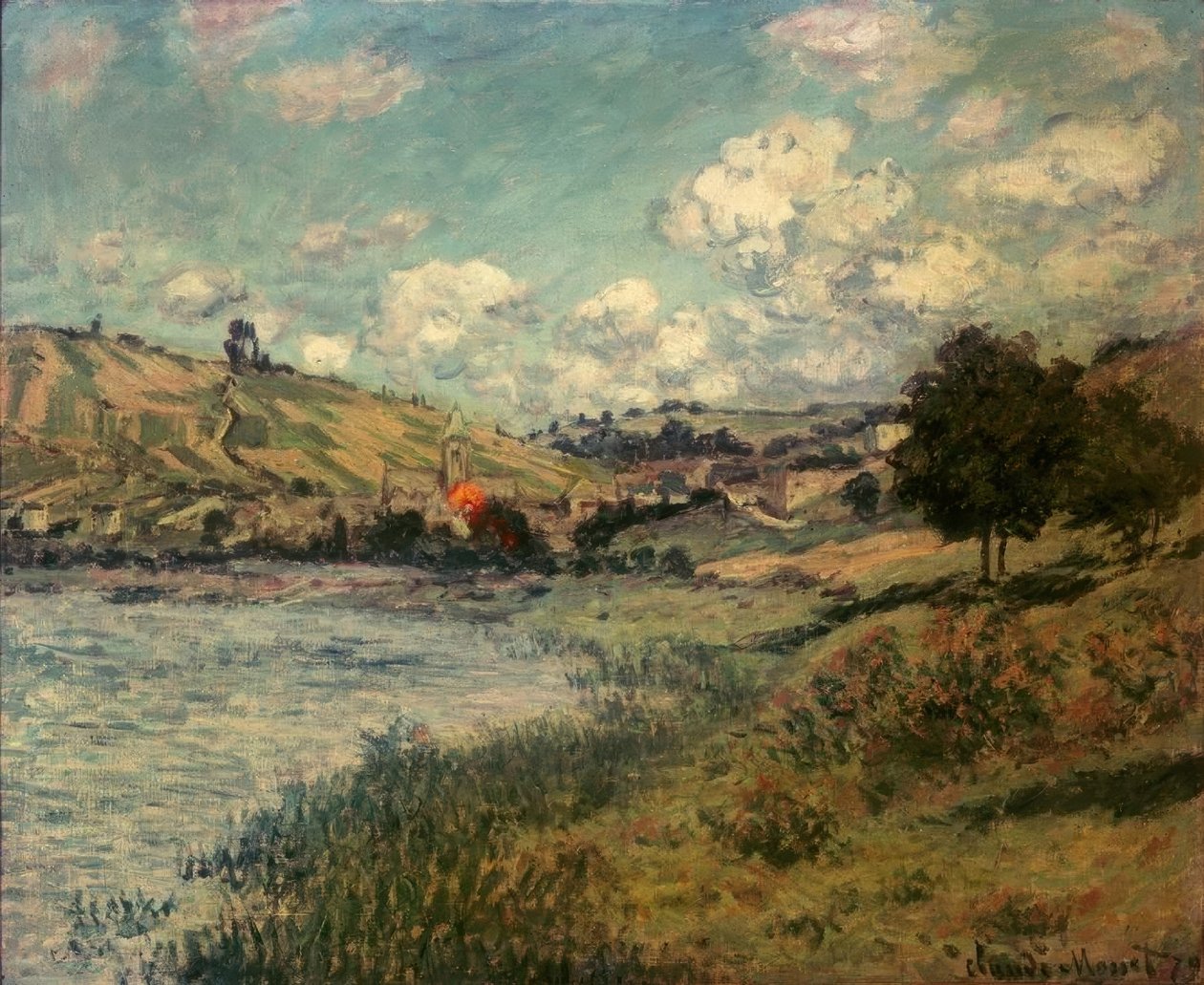 Táj, Vétheuil alkotó: Claude Monet