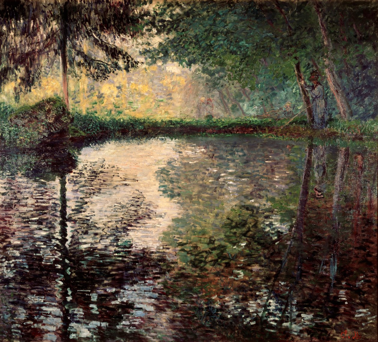 Tó Montgeronban, 1876. alkotó: Claude Monet