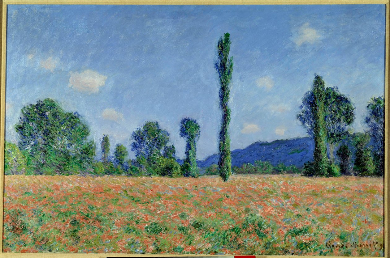 Mákmező, 1890 (olaj, vászon) alkotó: Claude Monet