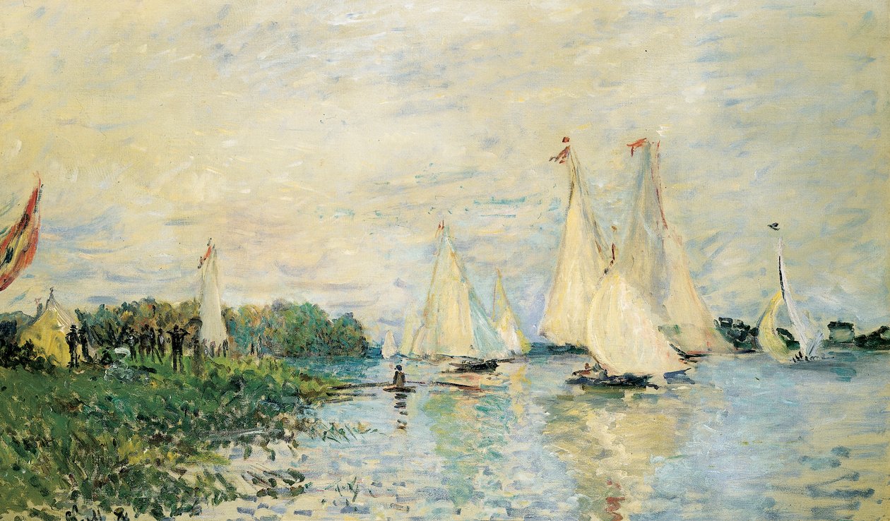Regatta Argenteuilban, 1874 alkotó: Claude Monet