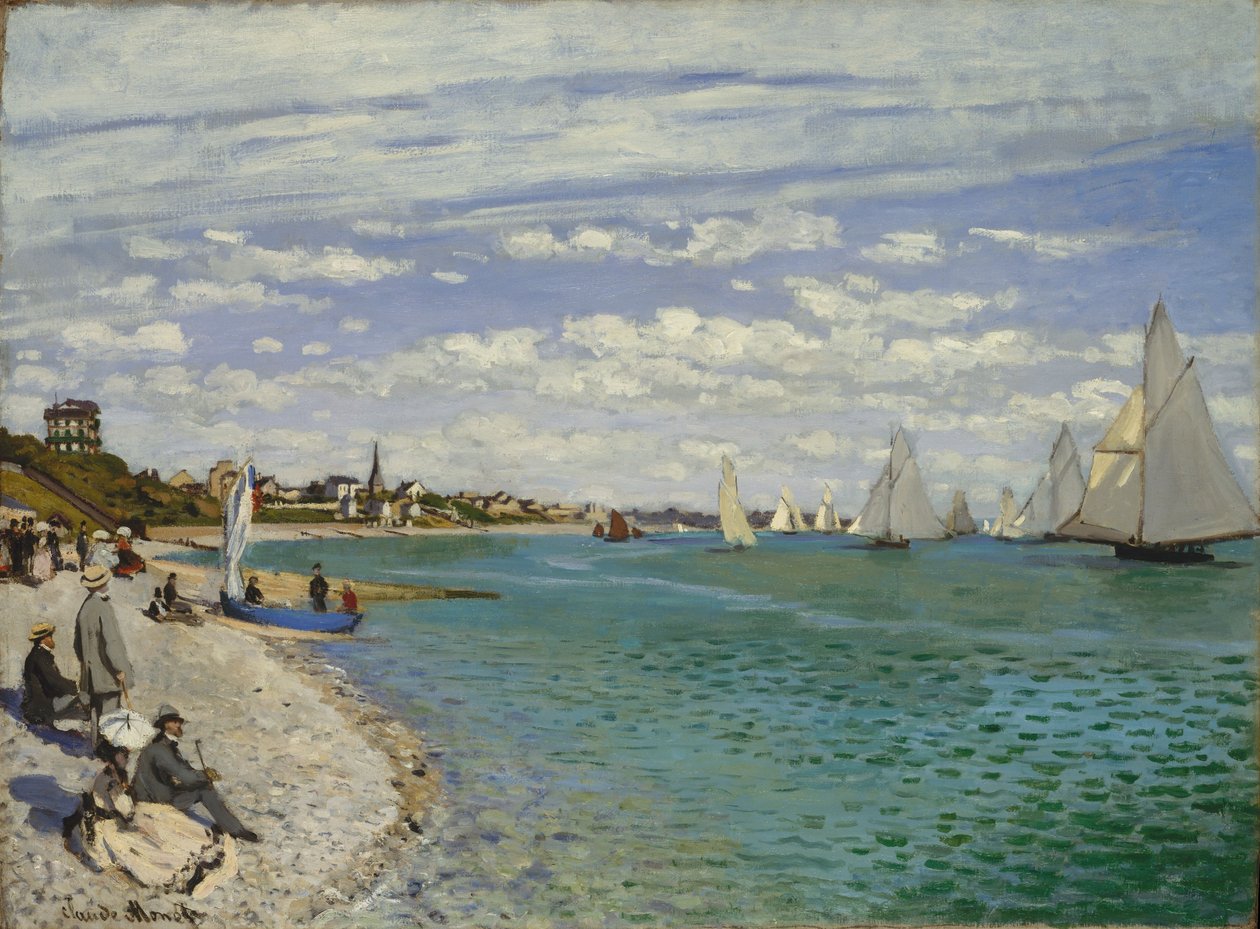 Regatta Sainte-Adresse-ben alkotó: Claude Monet