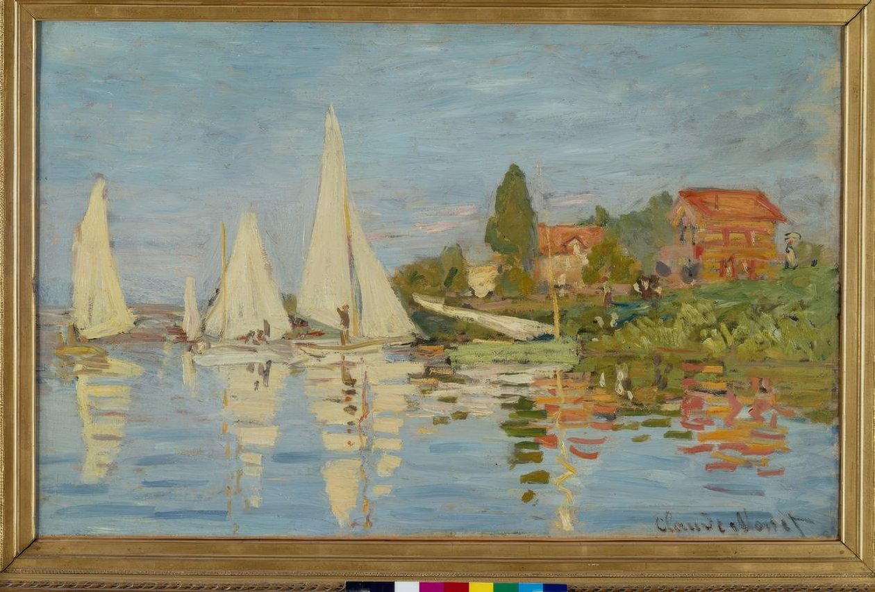 Regatták Argenteuilban alkotó: Claude Monet