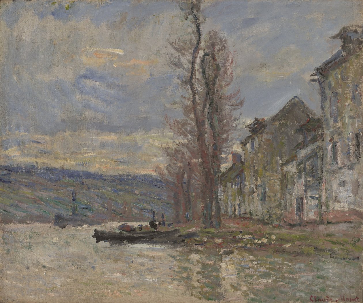 Folyó Lavacourt-nál alkotó: Claude Monet
