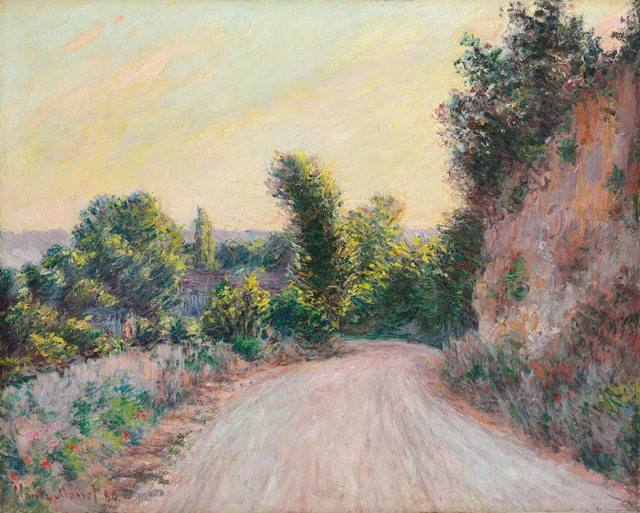 Út; Chemin, 1885 alkotó: Claude Monet