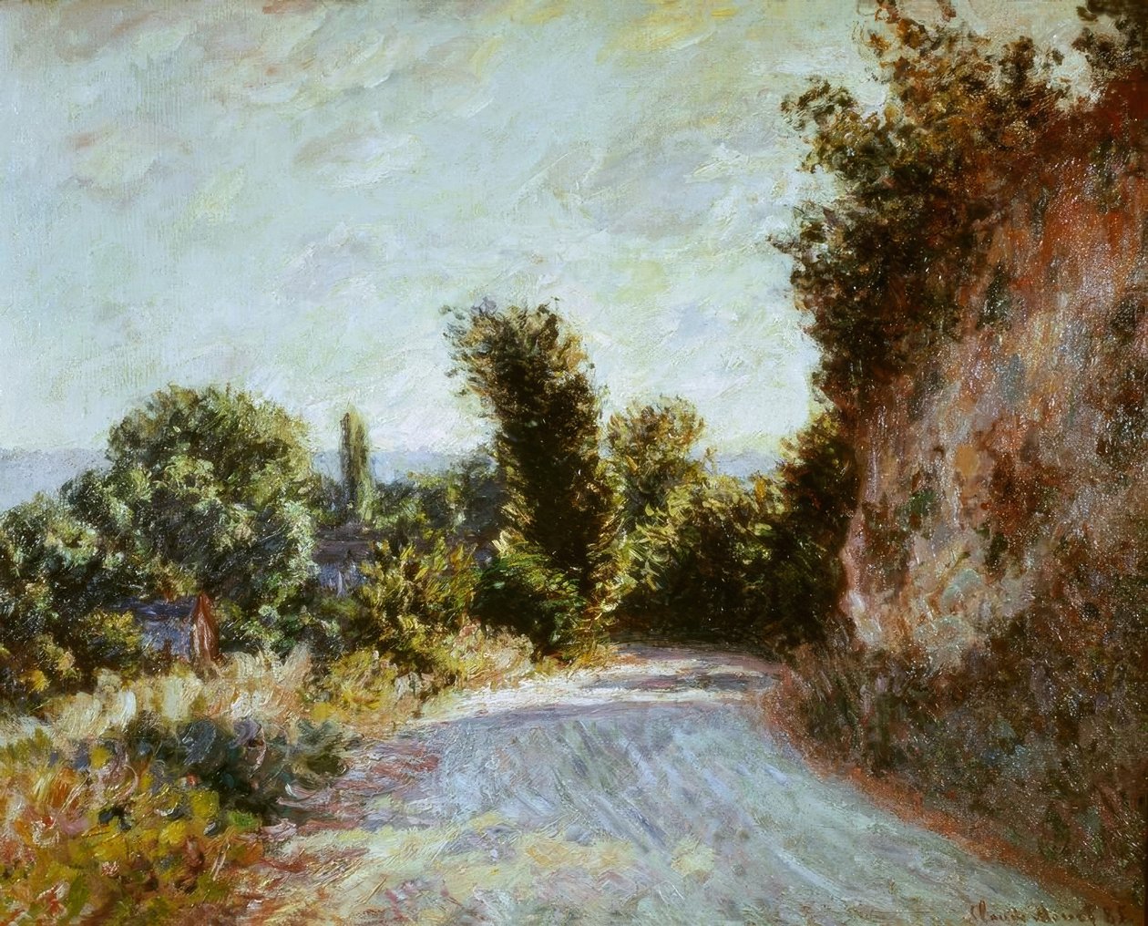 Út Giverny közelében alkotó: Claude Monet
