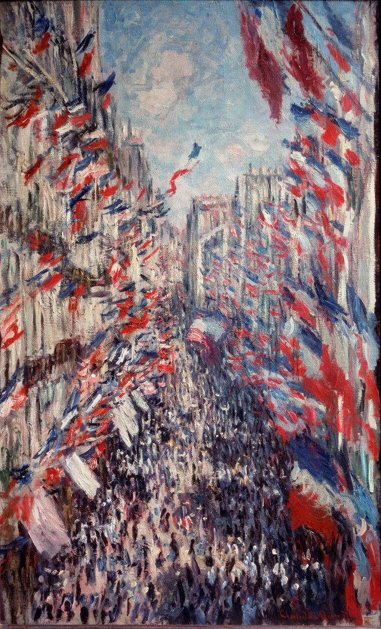 Rue Montorgueil Párizsban alkotó: Claude Monet
