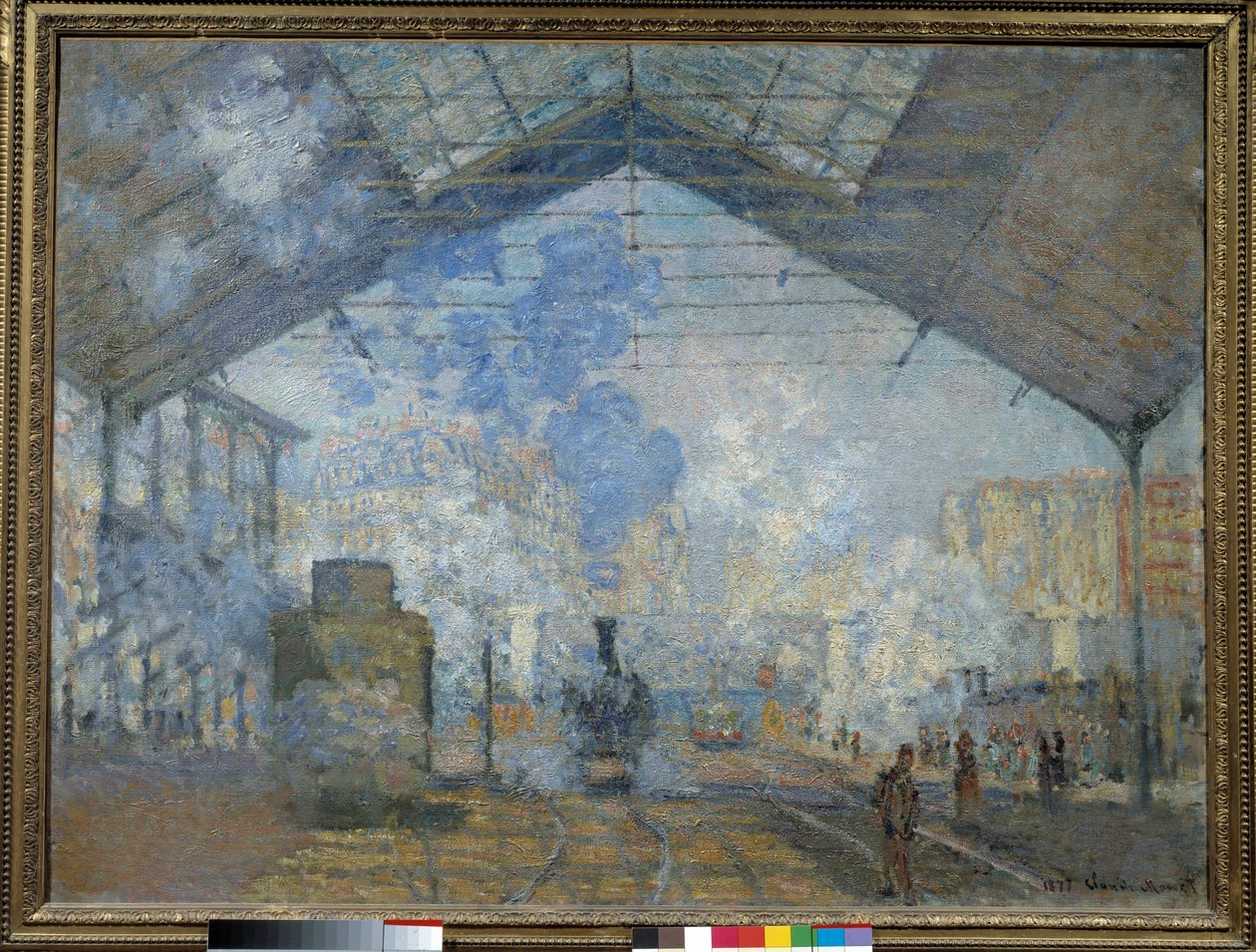 Saint Lazare train station alkotó: Claude Monet
