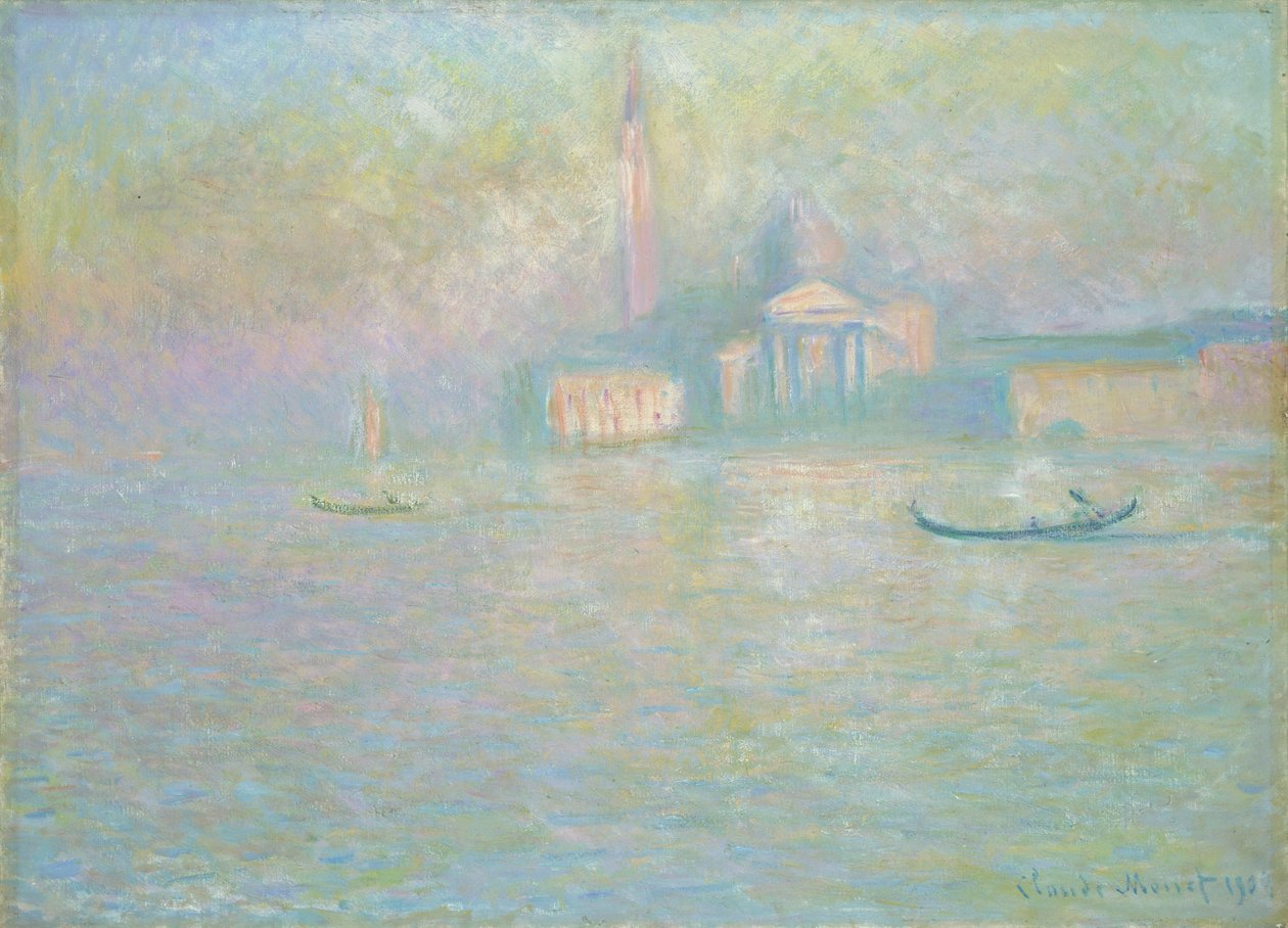 „San Giorgio Maggiore”, 1908 alkotó: Claude Monet