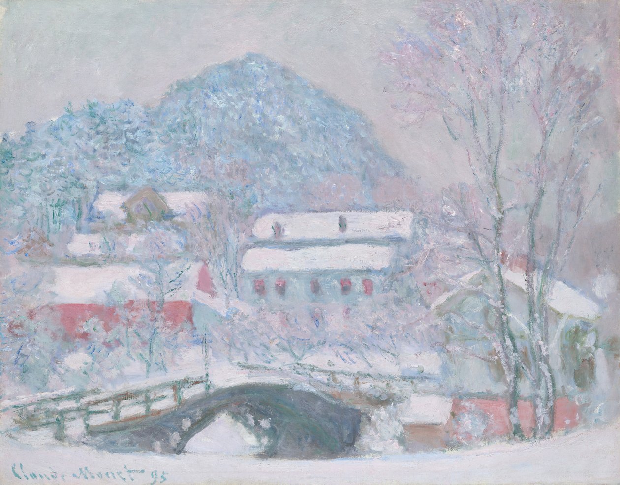 Sandvika, Norvégia, 1895. alkotó: Claude Monet