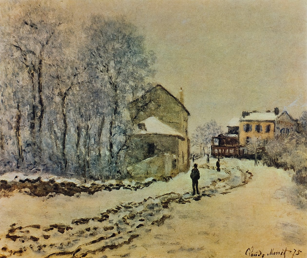 Havazás Argenteuilban alkotó: Claude Monet
