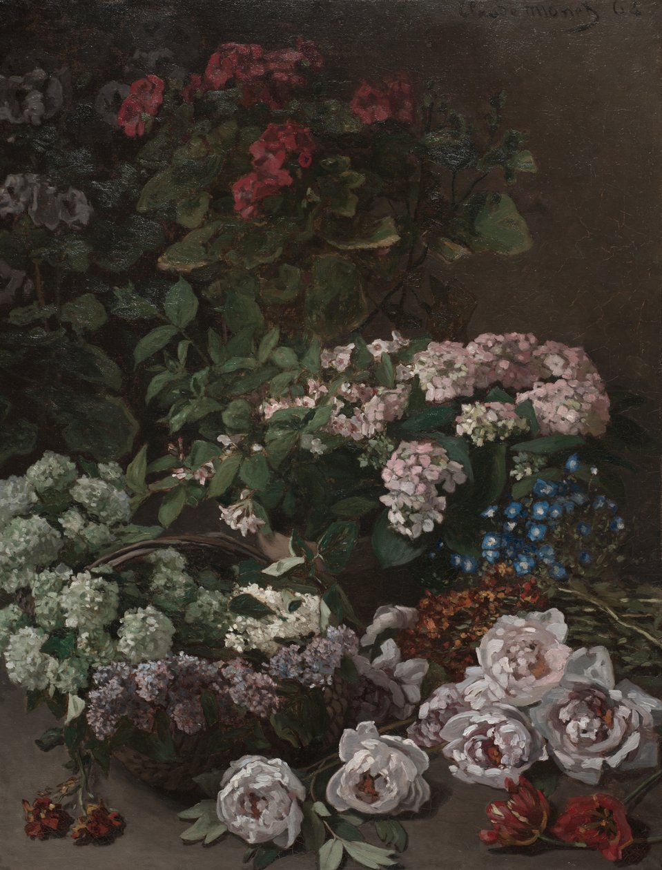Tavaszi virágok alkotó: Claude Monet