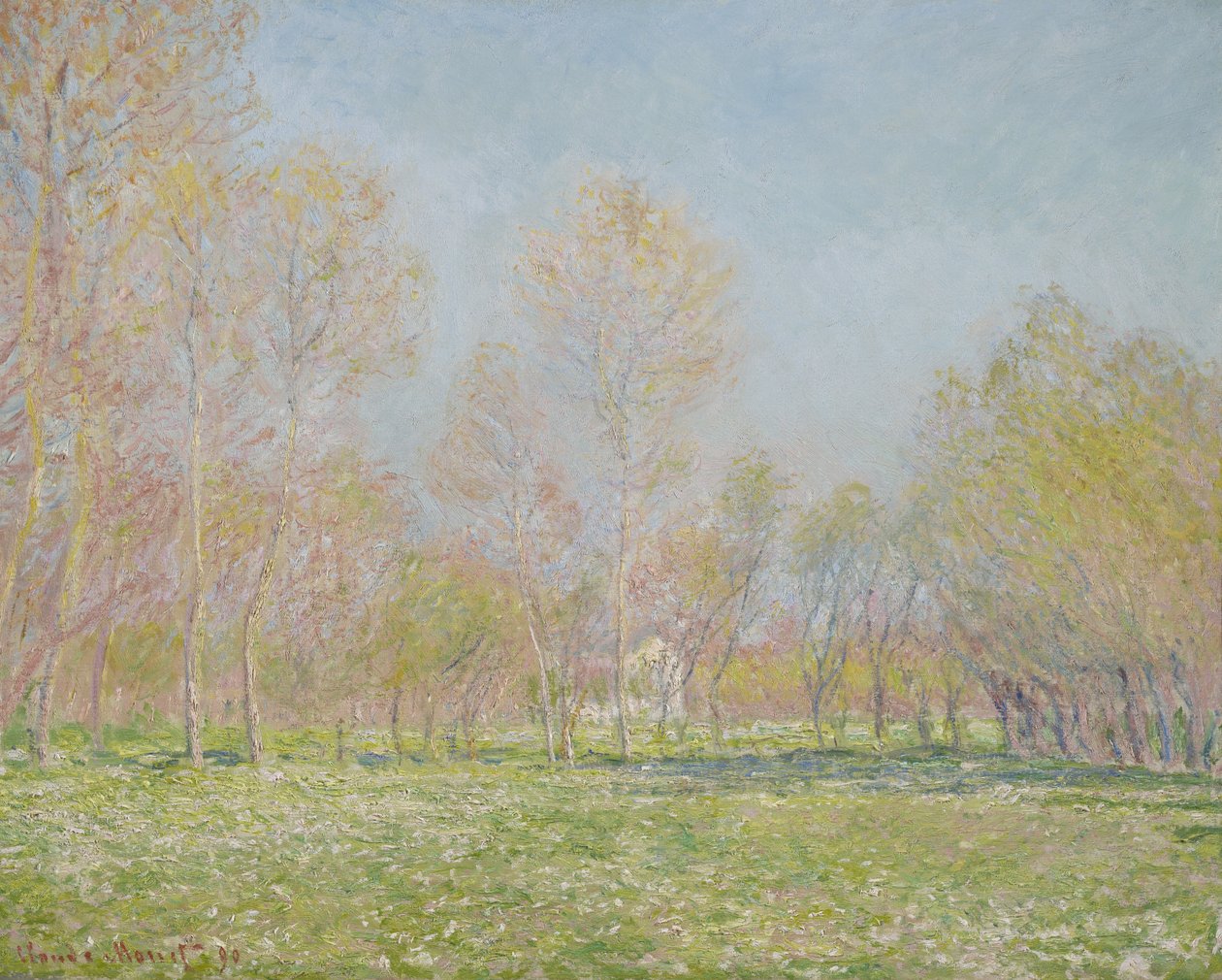 Tavasz Givernyben, 1890 alkotó: Claude Monet
