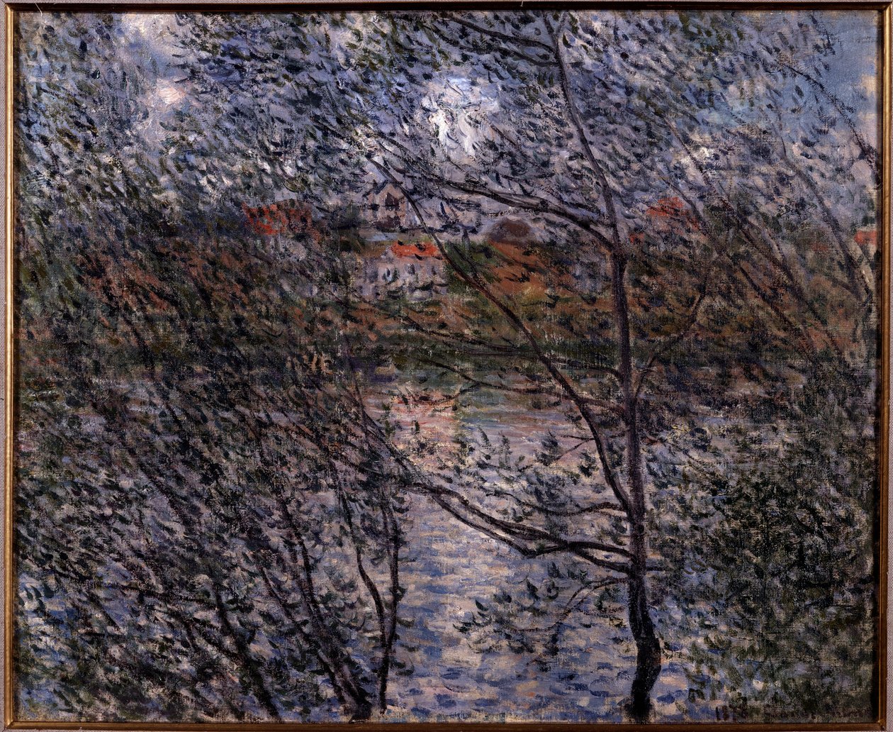 Tavasz az ágakon keresztül alkotó: Claude Monet