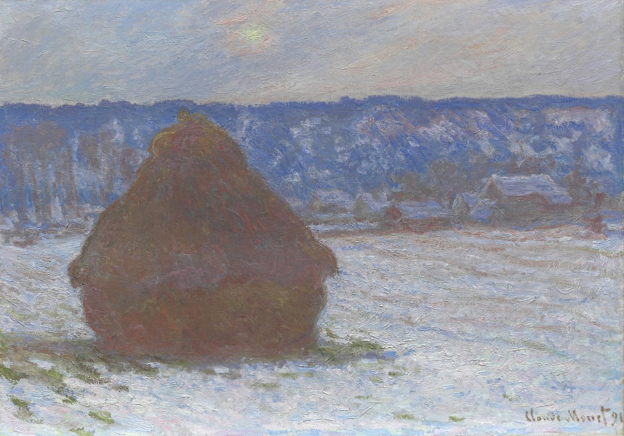 Búza halom alkotó: Claude Monet