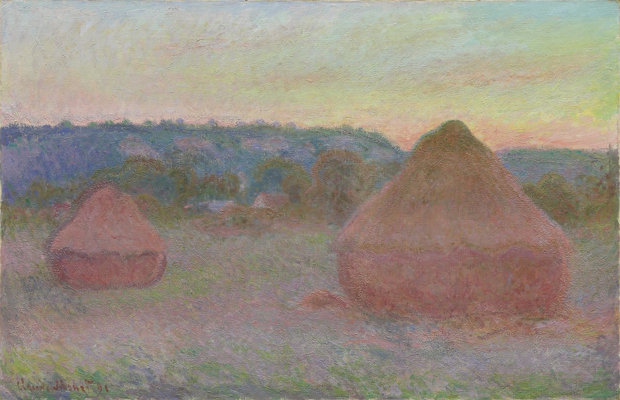 Búza halom alkotó: Claude Monet