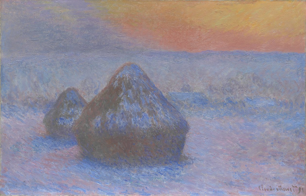 Búza halom alkotó: Claude Monet