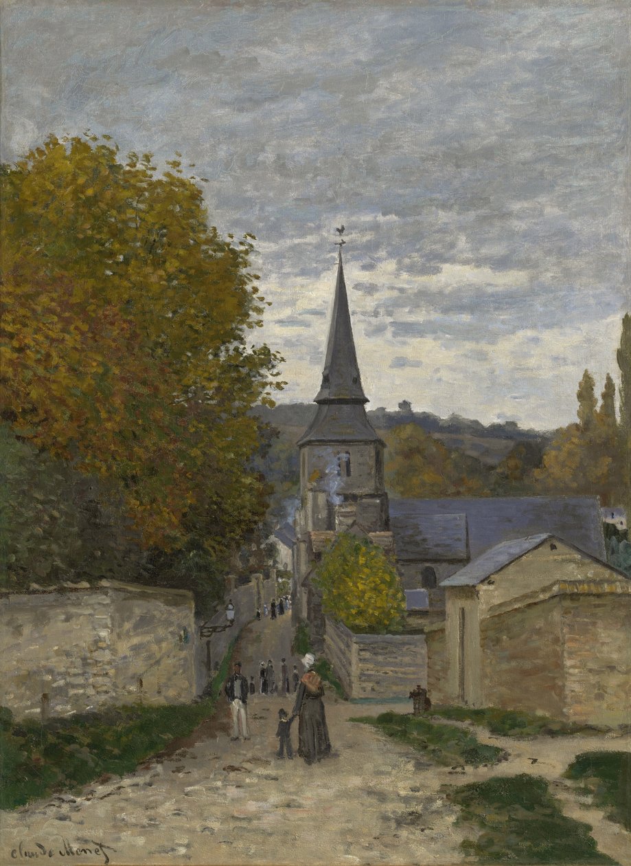 Sainte-Adresse utca, 1867 alkotó: Claude Monet