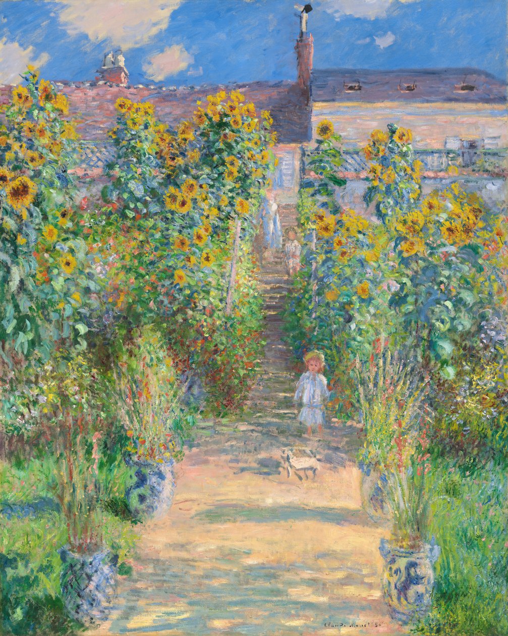 A művész kertje Vétheuilban alkotó: Claude Monet