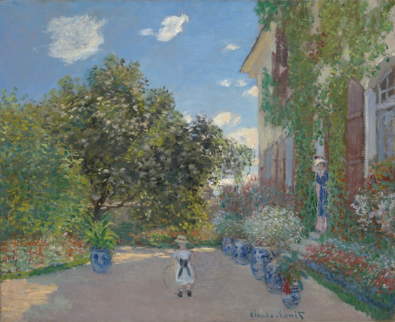 A művészház Argenteuil-ban, 1873. alkotó: Claude Monet