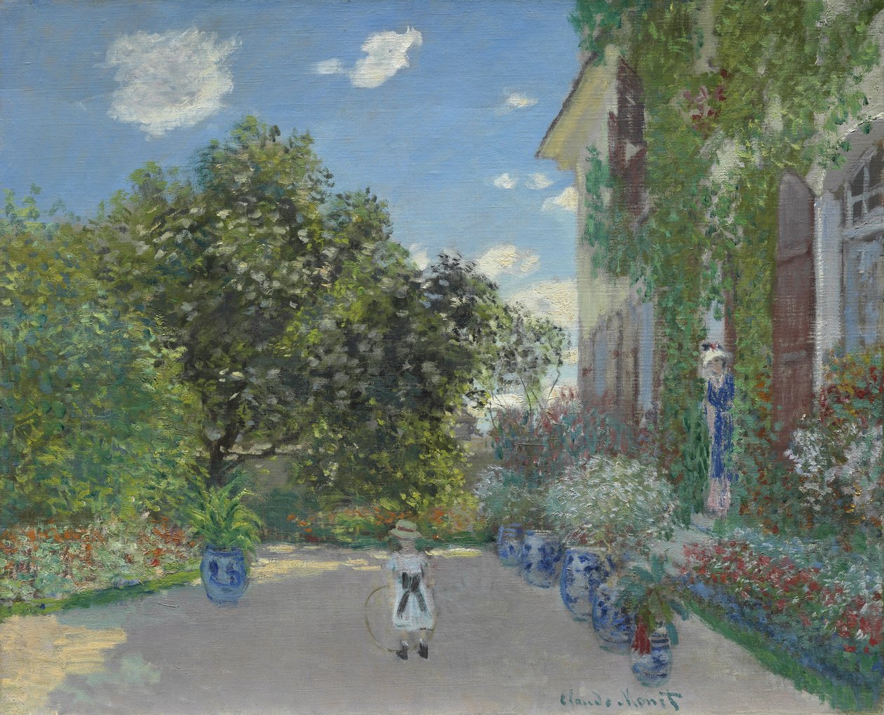 A művész háza Argenteuil-ban, 1873 alkotó: Claude Monet