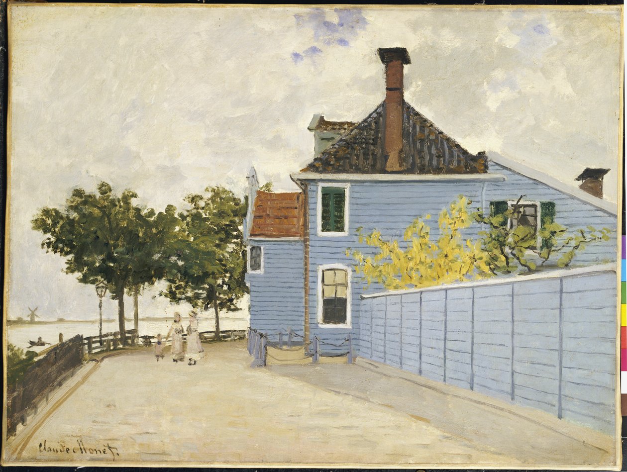 A kék ház, Zaandam alkotó: Claude Monet