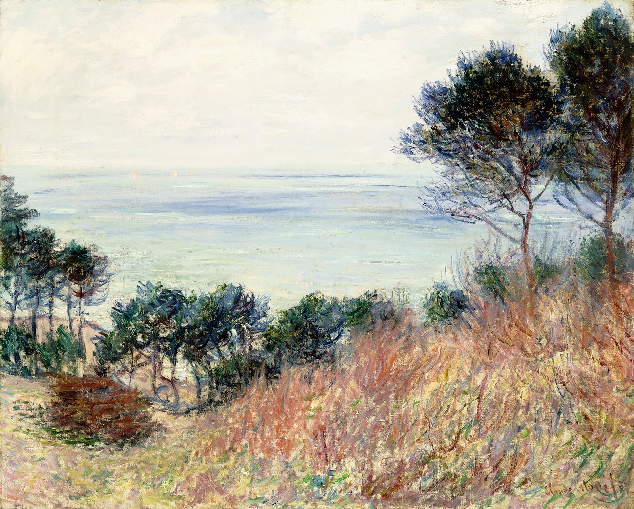 Varengeville tengerpartja, 1882 alkotó: Claude Monet