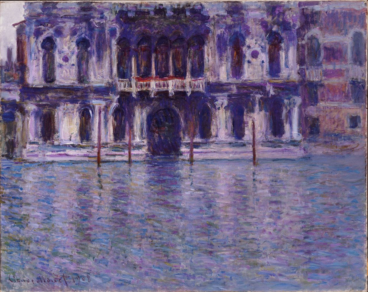 A Contarini-palota, 1908 alkotó: Claude Monet