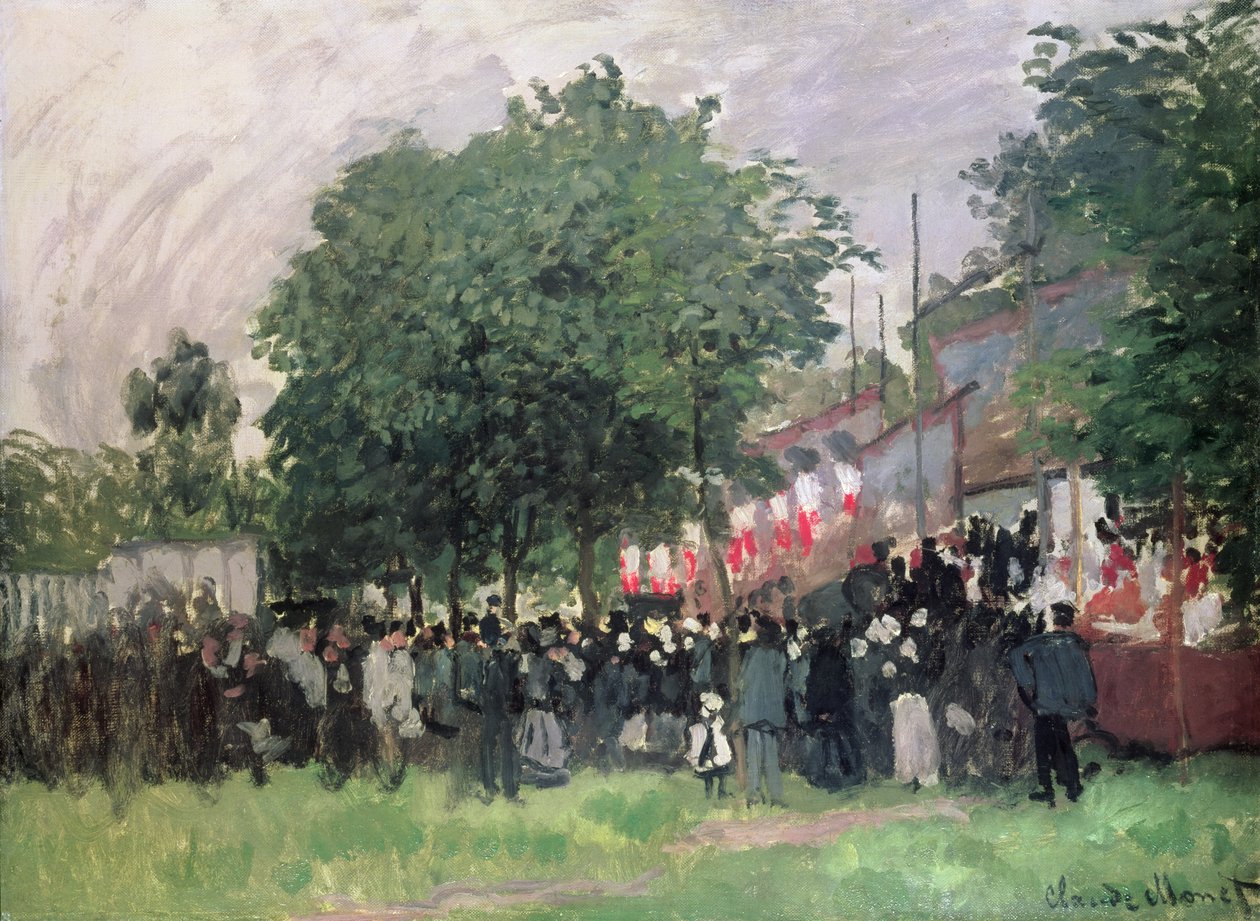 Július tizennegyedike alkotó: Claude Monet