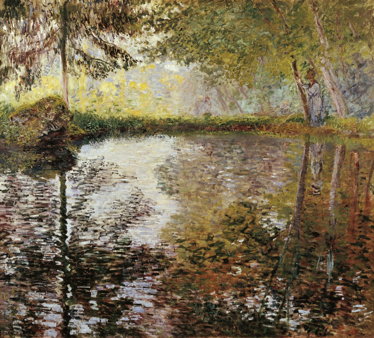 A tó Montgeronban, Franciaországban alkotó: Claude Monet