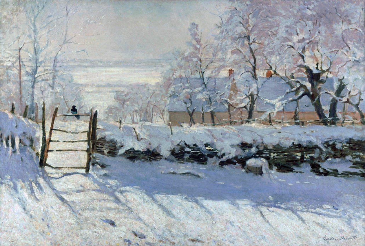 A szarka, 1869 alkotó: Claude Monet