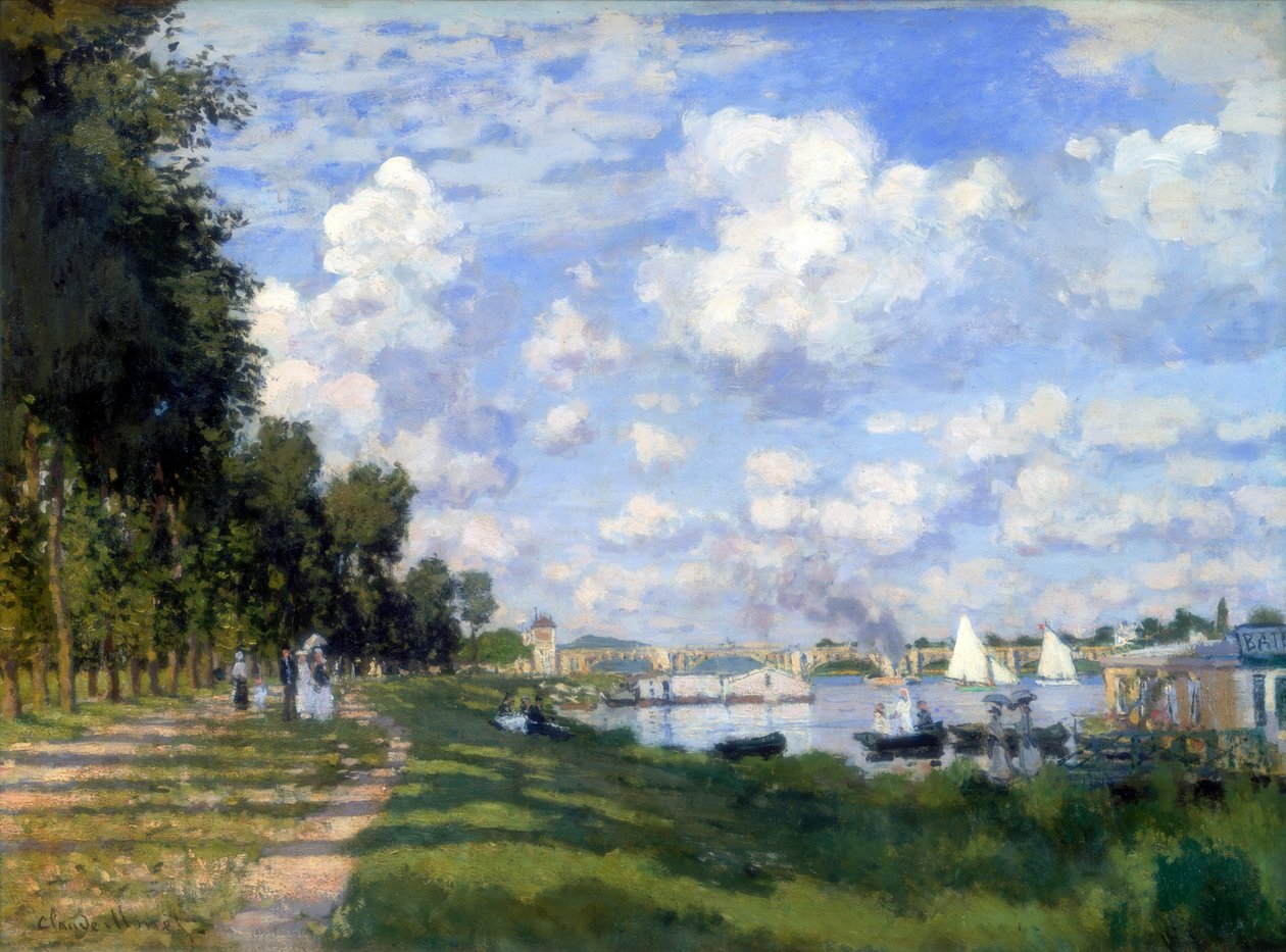 Argenteuil kikötője, 1872 alkotó: Claude Monet