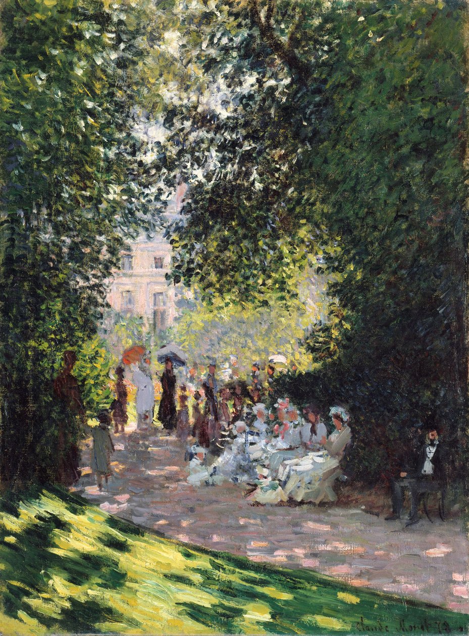 A Parc Monceau alkotó: Claude Monet