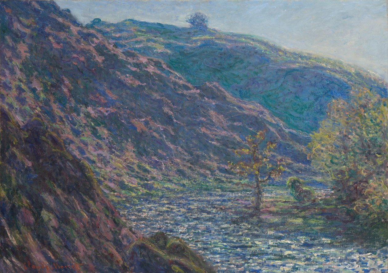 A Petite Creuse folyó, 1889. alkotó: Claude Monet