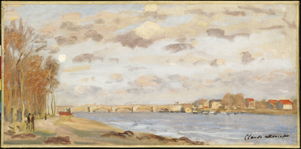 A Szajna Argenteuil-ban, 1872 alkotó: Claude Monet