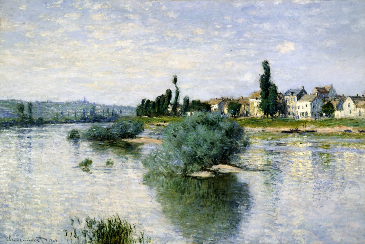 A Szajna Lavacourt-nál alkotó: Claude Monet