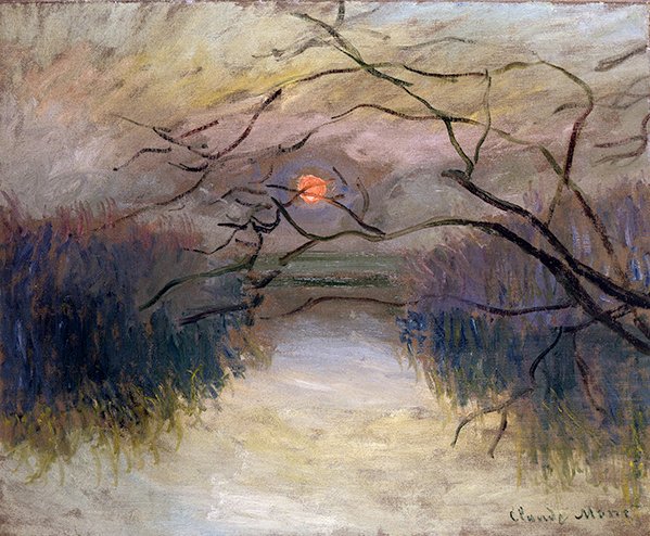 Szajna Vetheuilban (olaj, vászon) alkotó: Claude Monet