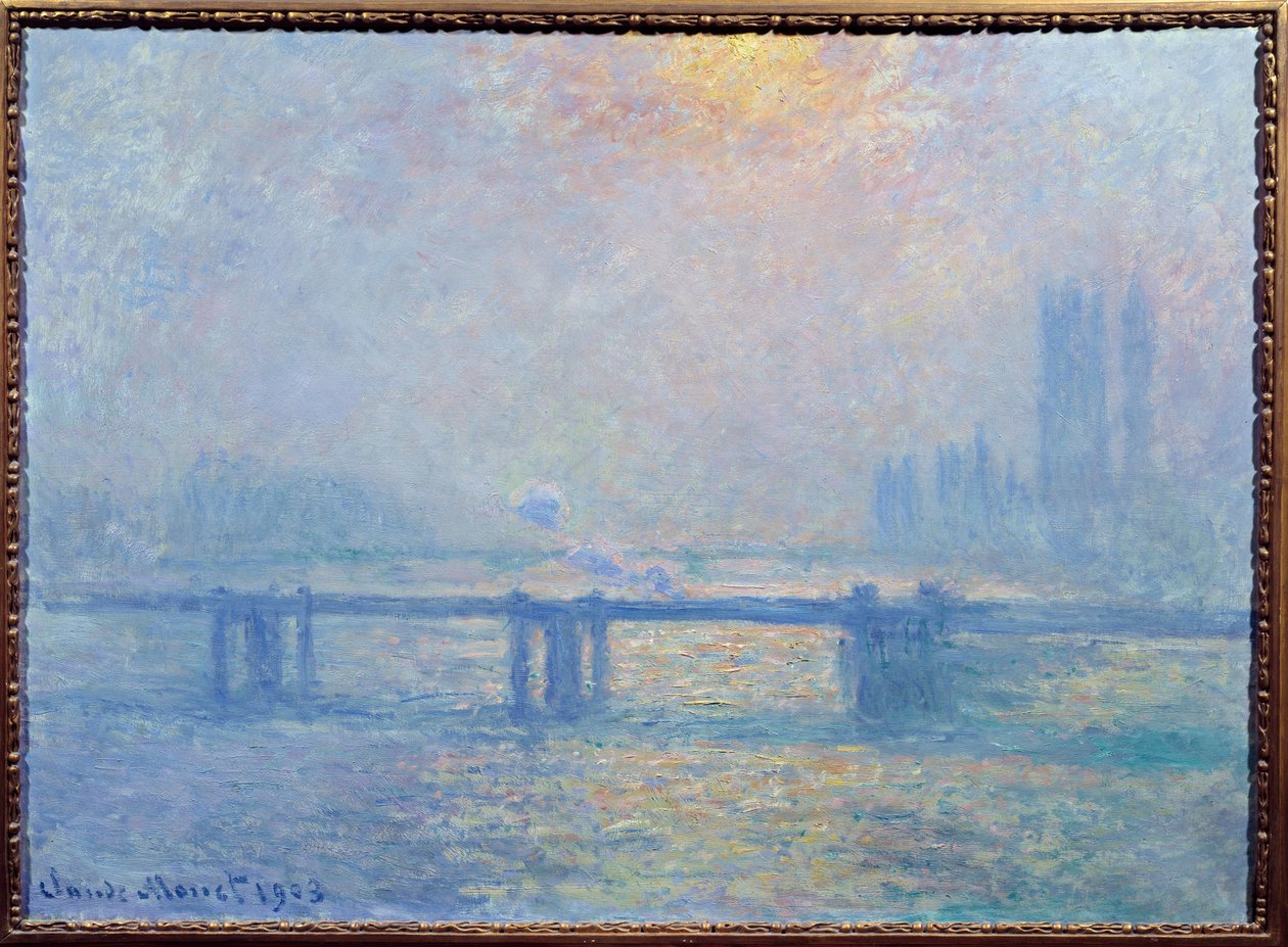 A Temze a Charing Crossnál, Londonban alkotó: Claude Monet