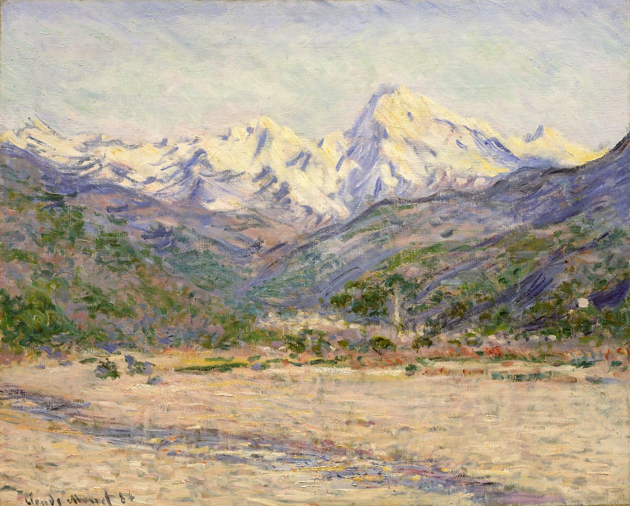 A Nervia völgye alkotó: Claude Monet