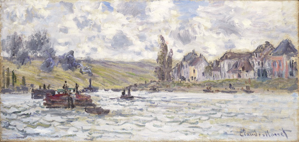 Lavacourt faluja, 1878 alkotó: Claude Monet