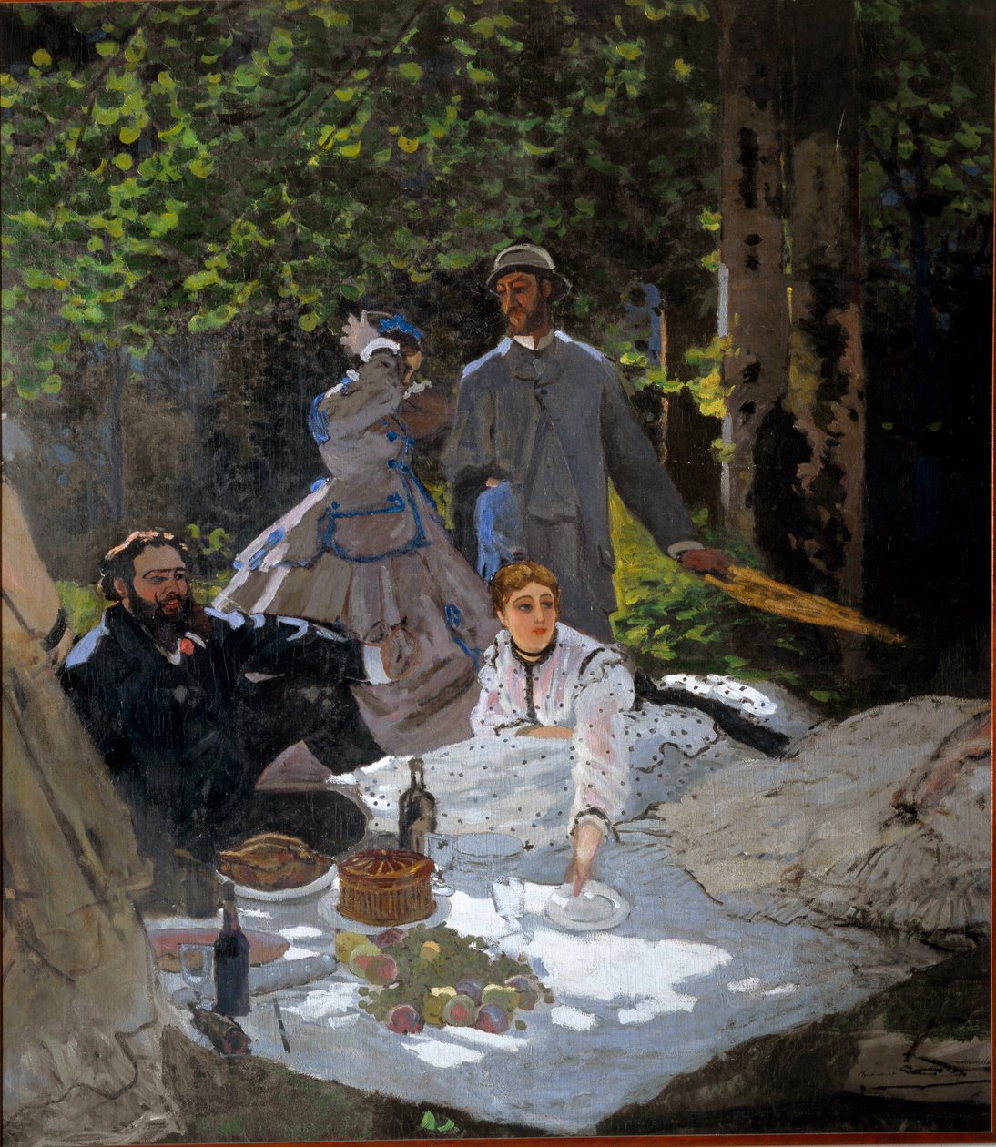 A reggeli a füvön alkotó: Claude Monet