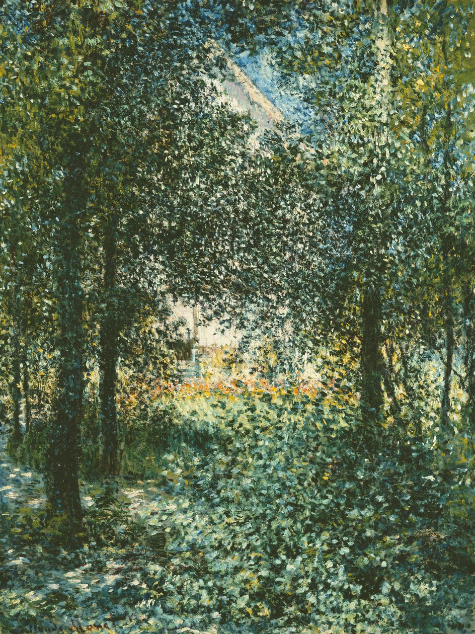 Thicket: Argenteuil háza, 1876 alkotó: Claude Monet