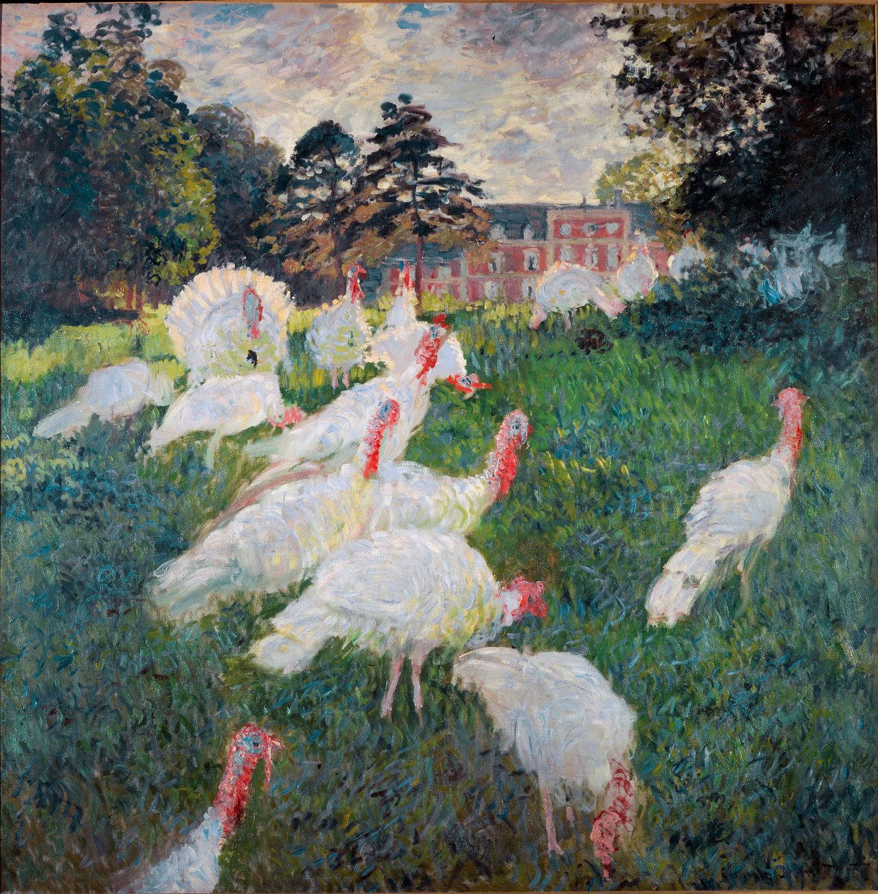 Pulykák alkotó: Claude Monet