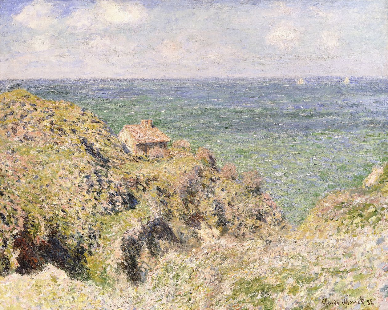 Varengeville-szurdok, 1882 alkotó: Claude Monet