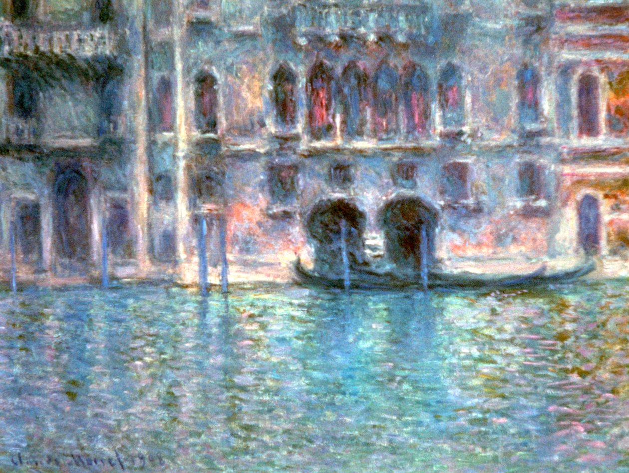 Velence, Palazzo Da Mula, 1908 alkotó: Claude Monet