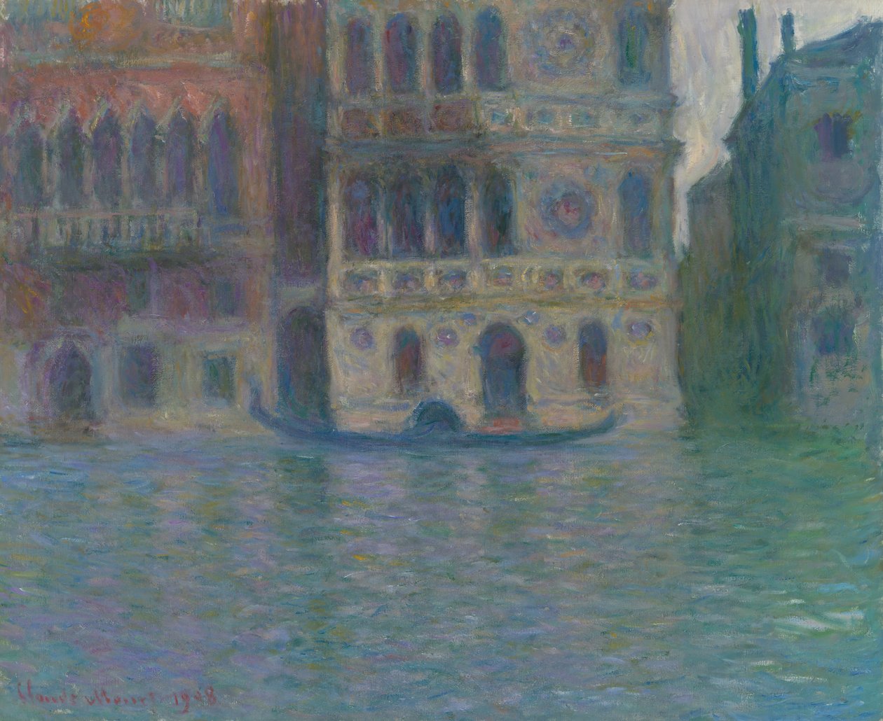 Velence, Palazzo Dario, 1908. alkotó: Claude Monet